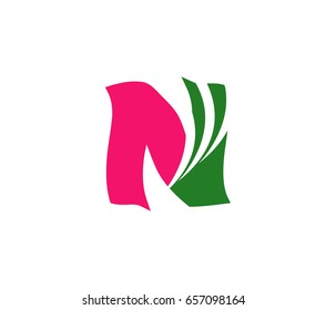 Letter n logo icon
