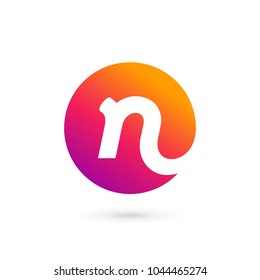 Letter N logo icon design template elements