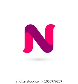 Letter N logo icon design template elements