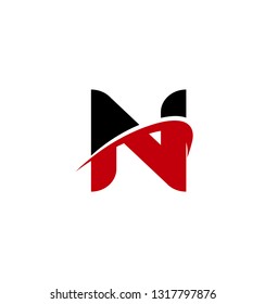 Letter N logo icon design template elements
