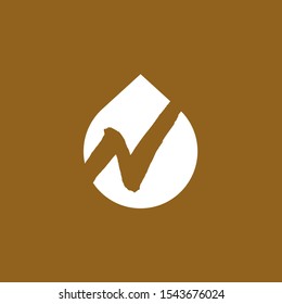 Letter n logo icon design template elements 