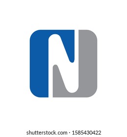 Letter N logo icon design template
