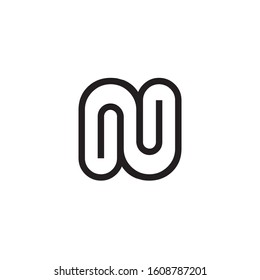 Letter N logo icon design template elements