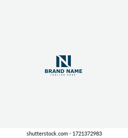 Letter N logo icon design template elements 