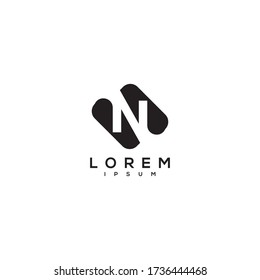 Letter N logo icon design template elements 