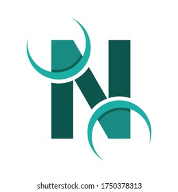Letter N Logo Icon Design Template. N Logo Design. Letter Logo