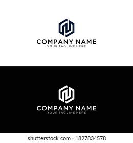 Letter N logo icon design template elements