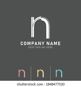 Letter N Logo Icon Design Template Elements.