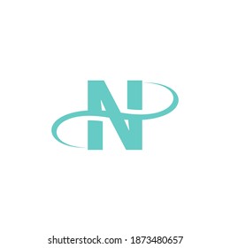 Letter N logo icon design vector illustration