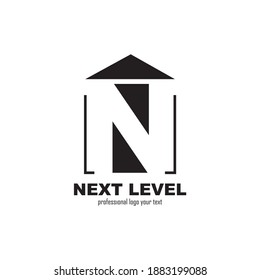 Letter N logo icon design template elements
