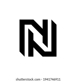Letter N logo. Icon design. Template elements - vector sign