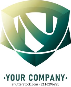 Elementos de plantilla de diseño de icono de logotipo N de carta Pro Vector