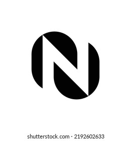 Letter N logo or icon design. template elements. geometric abstract logos