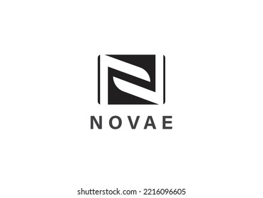 Letter N logo icon design template elements