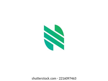 Letter N logo icon design template elements