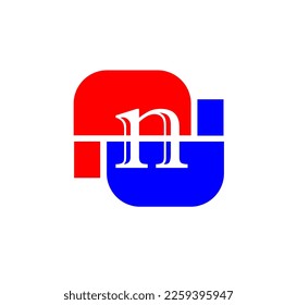 Letter N logo icon design template elements.