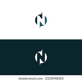 Letter N logo icon design template elements.