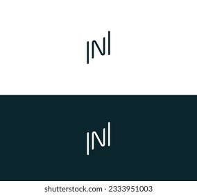 Letter N logo icon design template elements.