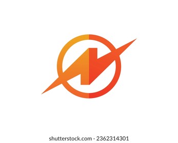 Letter N logo icon design template elements