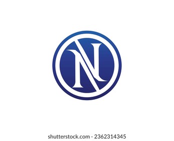 Letter N logo icon design template elements