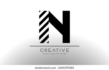 Letter N logo icon design template elements