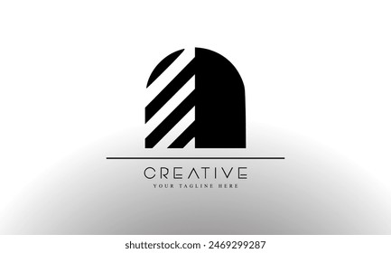 Letter N logo icon design template elements