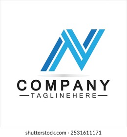 Letter N Logo Symbol Design Template Elemente