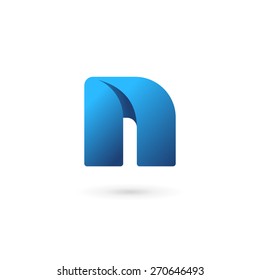 Letter N logo icon design template elements