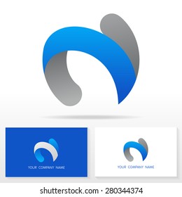 Letter N logo icon design template elements - Illustration.
Letter N logo icon design - vector sign. Business card templates.