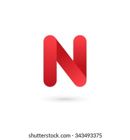 Letter N logo icon design template elements