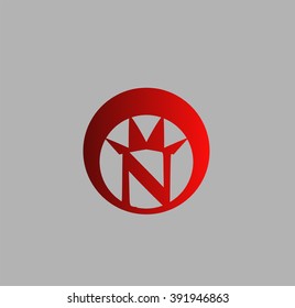 Letter n logo icon design template elements
