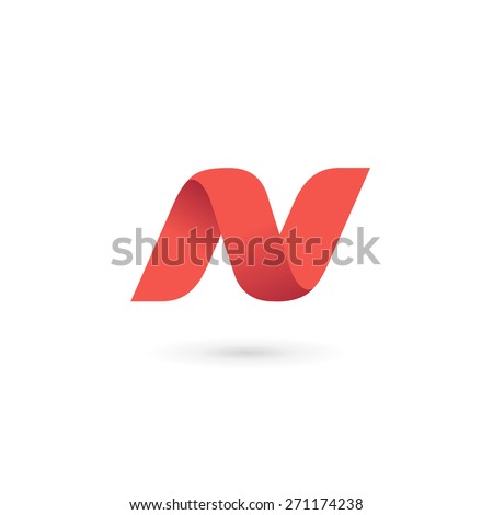Letter N logo icon design template elements Stock fotó © 
