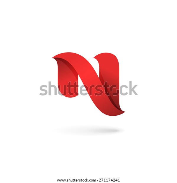 Letter N logo icon\
design template\
elements\
