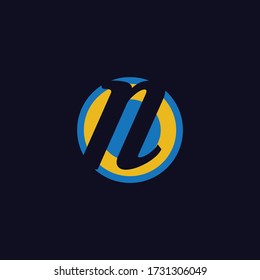 Letter N logo icon flat and vector design template.