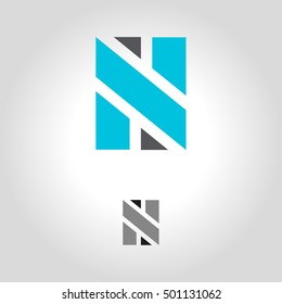 letter n logo, icon and symbol vector illustration