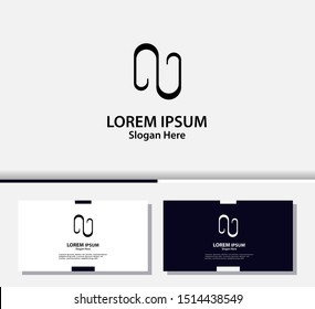 Letter N logo and icon, vector design template.EPS10
