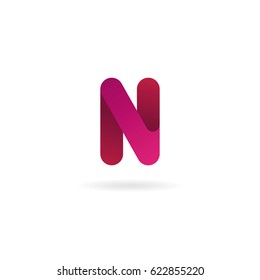 Letter N logo icon. Vector design template for your company.