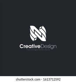 Letter N logo Initial Letter N Abstract Icon Vector EPS 10 letter symbol business company vector icon