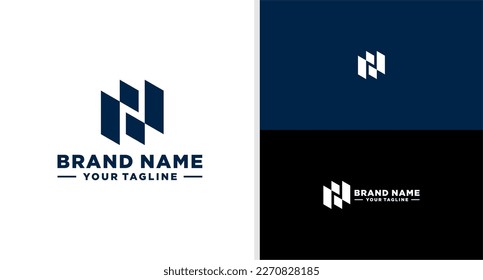 LETTER N LOGO INVESTMENT ARROW SIMPLE GEOMETRIC EDITABLE