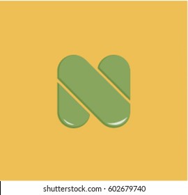 Letter N logo and mark