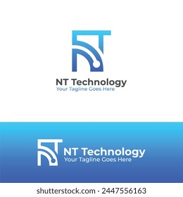 The letter N logo is set with a square design forming a dot with gradient colors