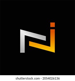 letter N logo , simple and clean