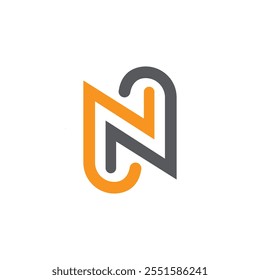 Letter N Logo Stock Illustrations, Royalty-Free Vector Graphics