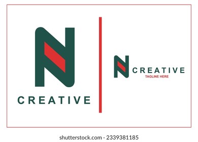 el logotipo de la letra N es adecuado para su uso en cualquier caso, ya sea en la industria, en los negocios, etc