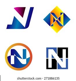 Letter N logo symbol
