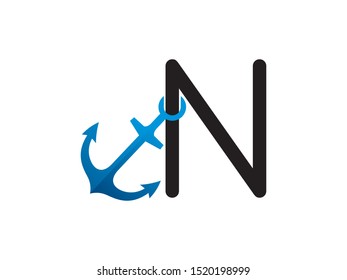 Letter N logo or symbol template design