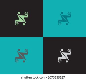 Letter N logo template