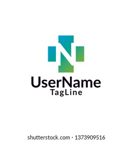 Letter N Logo Template 