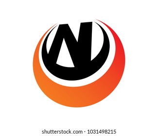 Letter N Logo Template Design Vector, Emblem, Design Concept, Creative Symbol, Icon