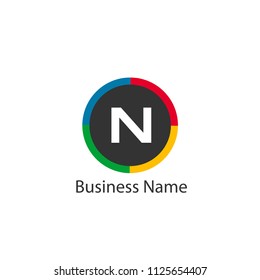 Letter N Logo Template Design